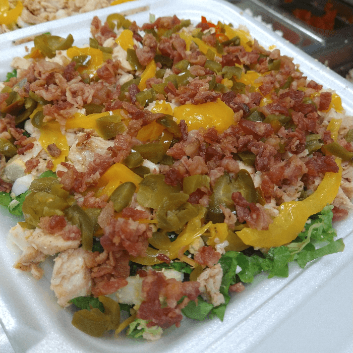 Spicy Bacon Salad.