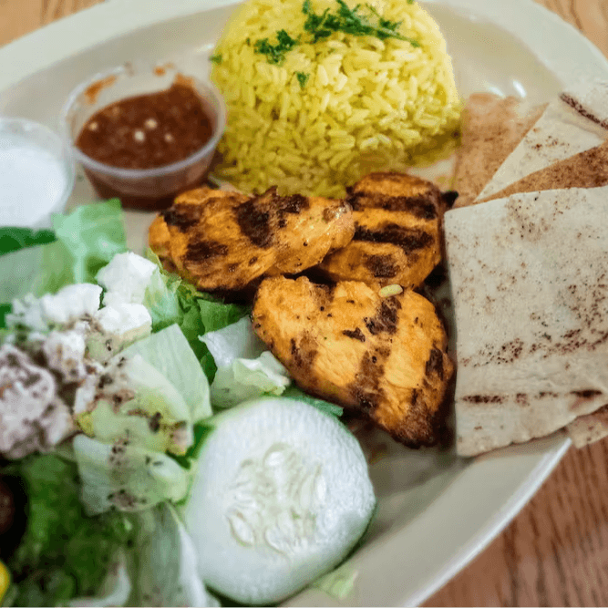 Chicken Kabob Plate 