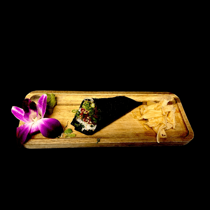 Spicy Tuna Temaki.