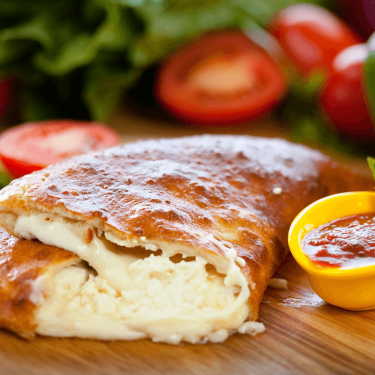 Cheese Calzone & Large Salad