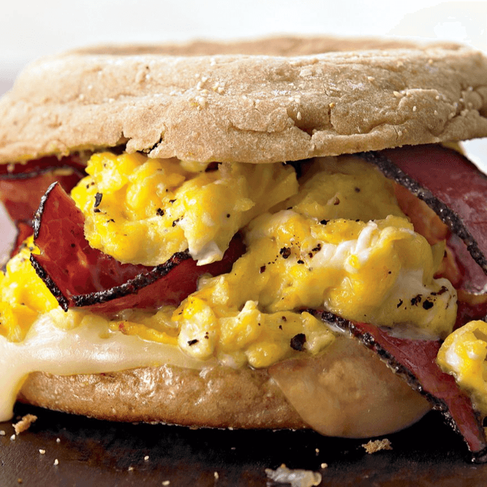 Steak or Pastrami & Egg Sandwich