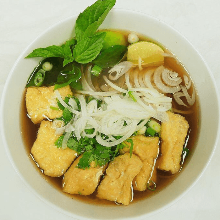Fried Tofu Pho