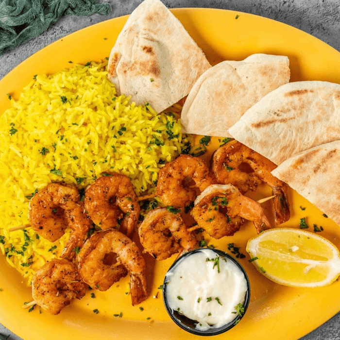 Shrimp Kabob Platter