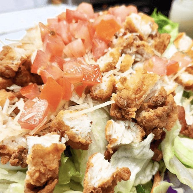 Crispy Chicken Salad Full