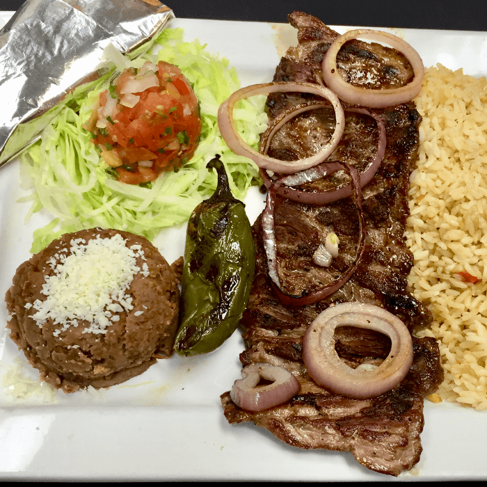 Carne Asada Plato.