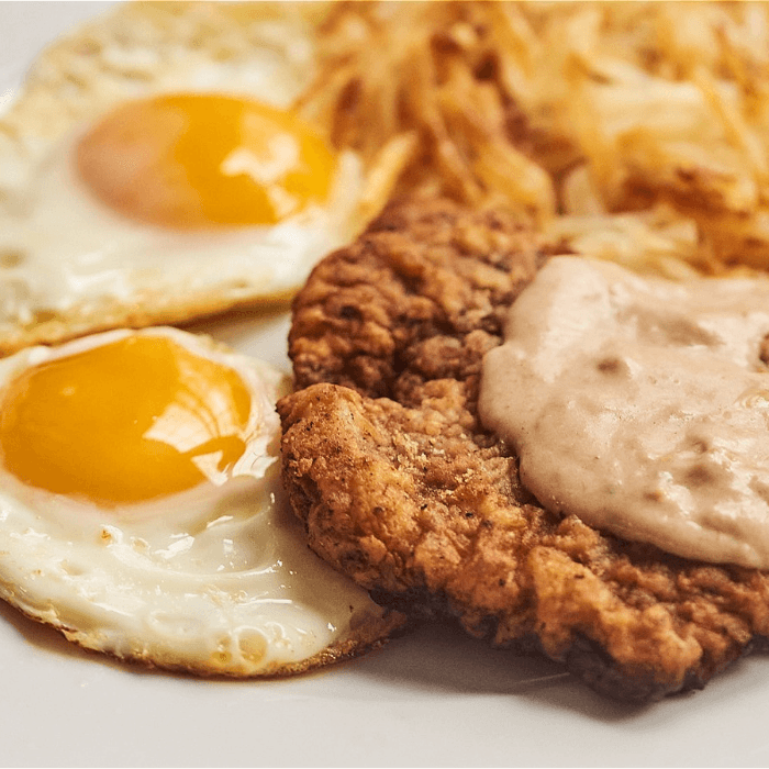 Chicken Fried Steak & Eggs