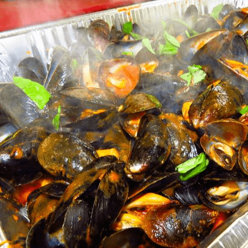 Mussels Marinara (Full Tray Serves 20)