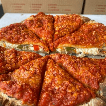 Stuffed Pizza with Pepperoni