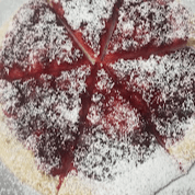 Sweet Pizza - Raspberry Topping