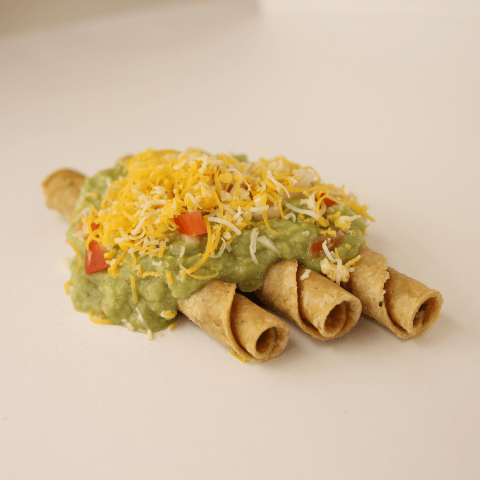 3 Rolled Tacos With Guacamole
