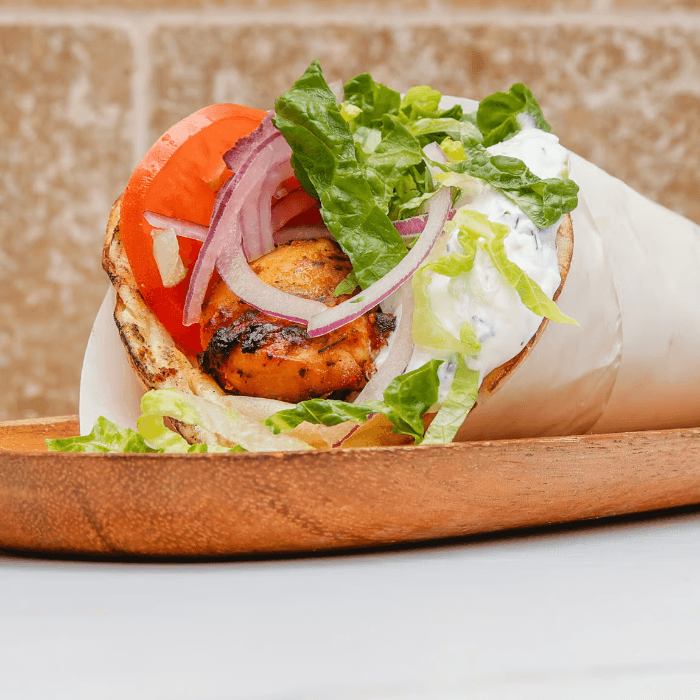 Chicken Souvlaki Pita