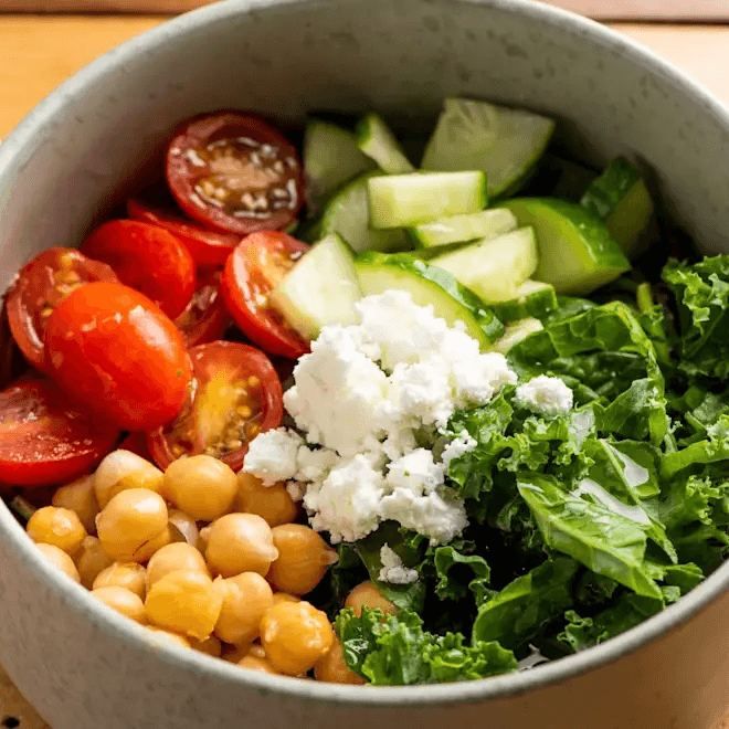 Mediterranean Chickpeas Salad.