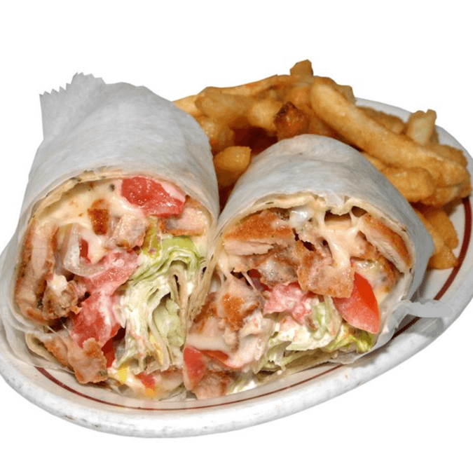 Crispy Chicken Wrap.