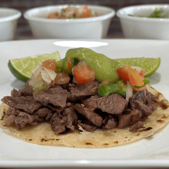 Carne Asada/ Grilled Beef Taco