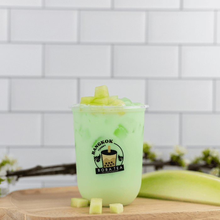 Honeydew Milk Tea.