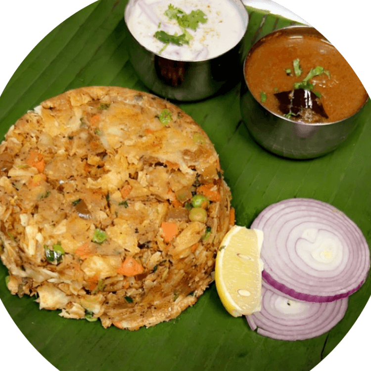 Veggie Kothu Parotta