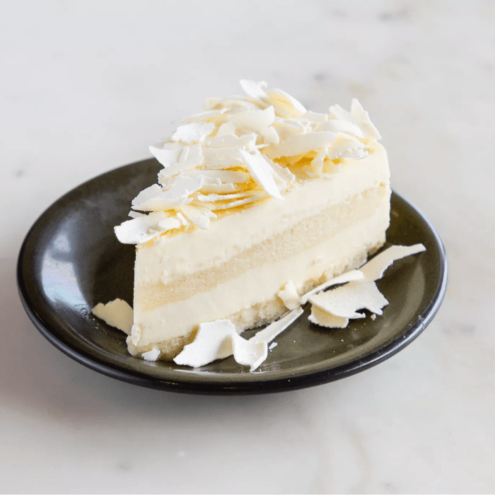 White Chocolate Mousse Slice