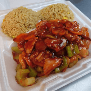 Chicken in Hot Garlic Sauce.