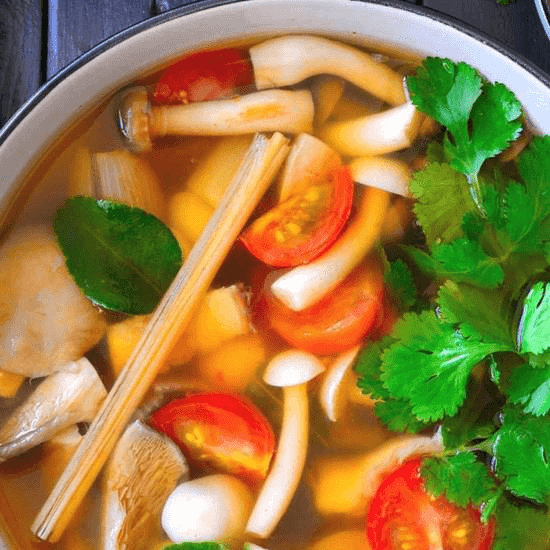 Hot & Sour Vegetable Soup - Tom Yum Vegetable