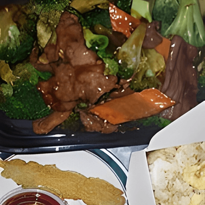 Beef and Broccoli Dinner.