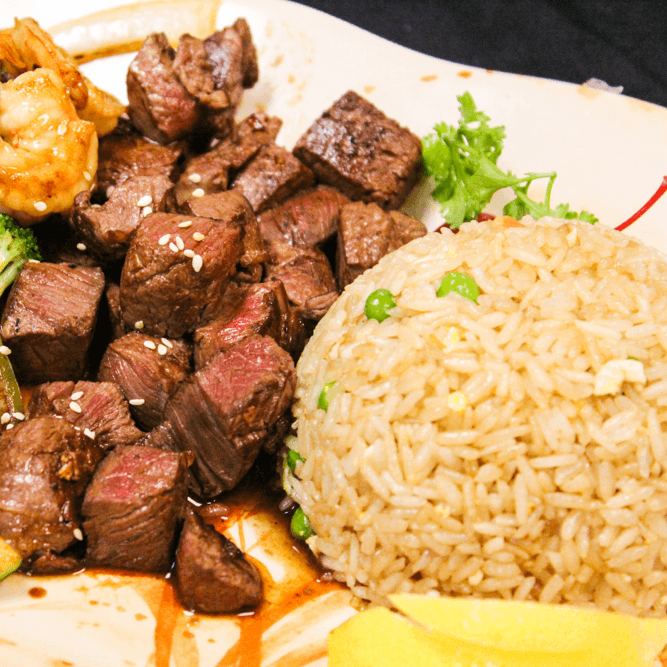 Hibachi Filet Mignon & Chicken