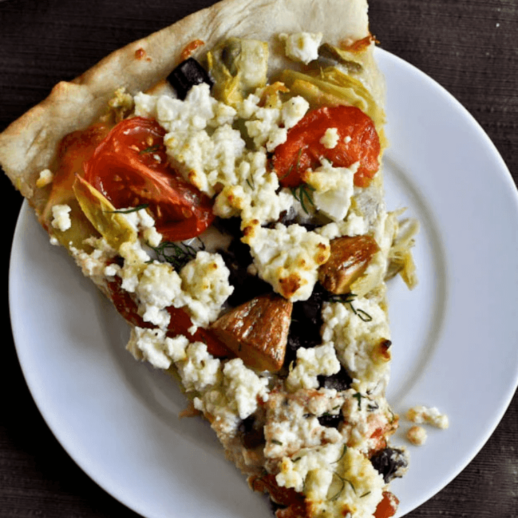 The Greek Pizza Slice