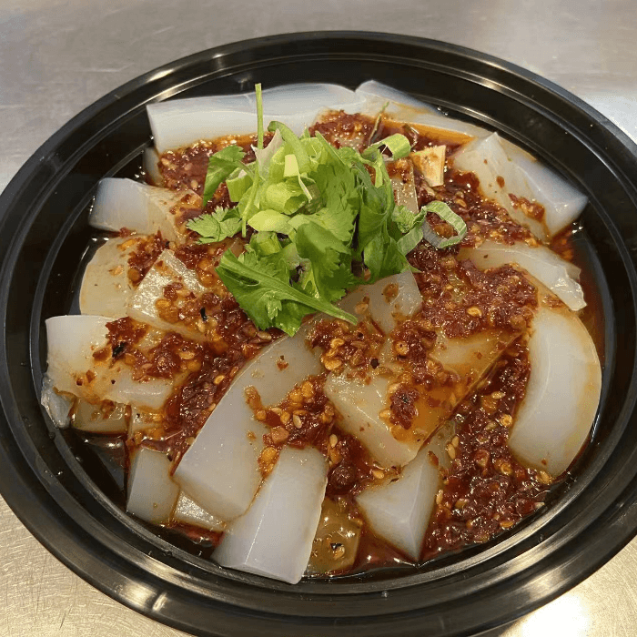 Sichuan Style Mung Bean jelly (Veg) 川味凉粉