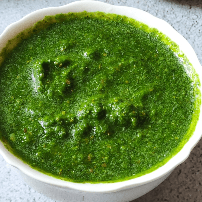 Mint Chutney.