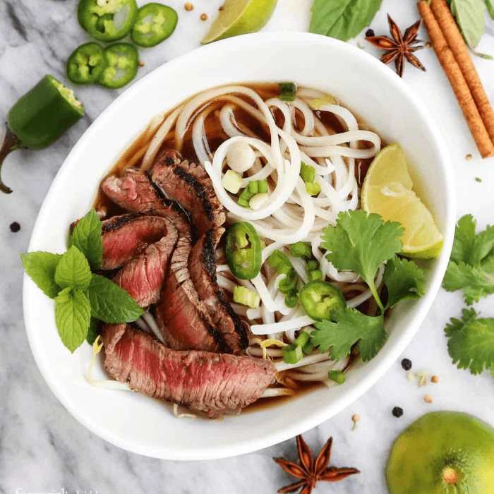 Grilled Beef Pho