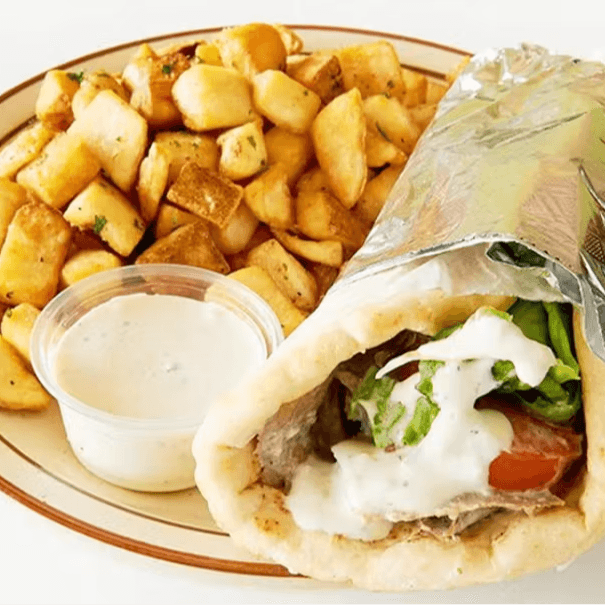 Shish Kabob Sandwich.