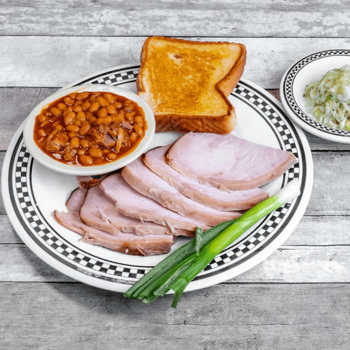 Smoked Turkey Breast Plate.