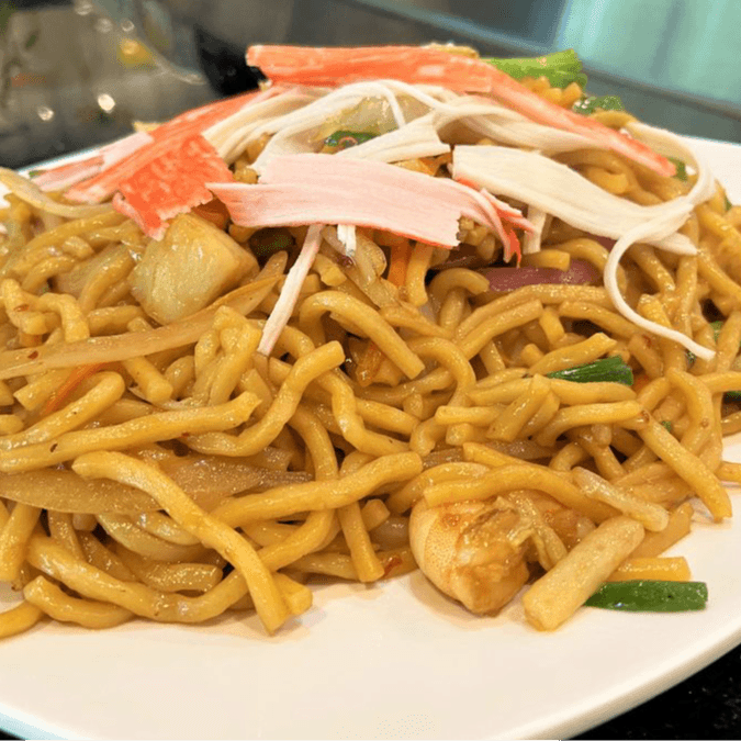 Seafood Lo Mein.