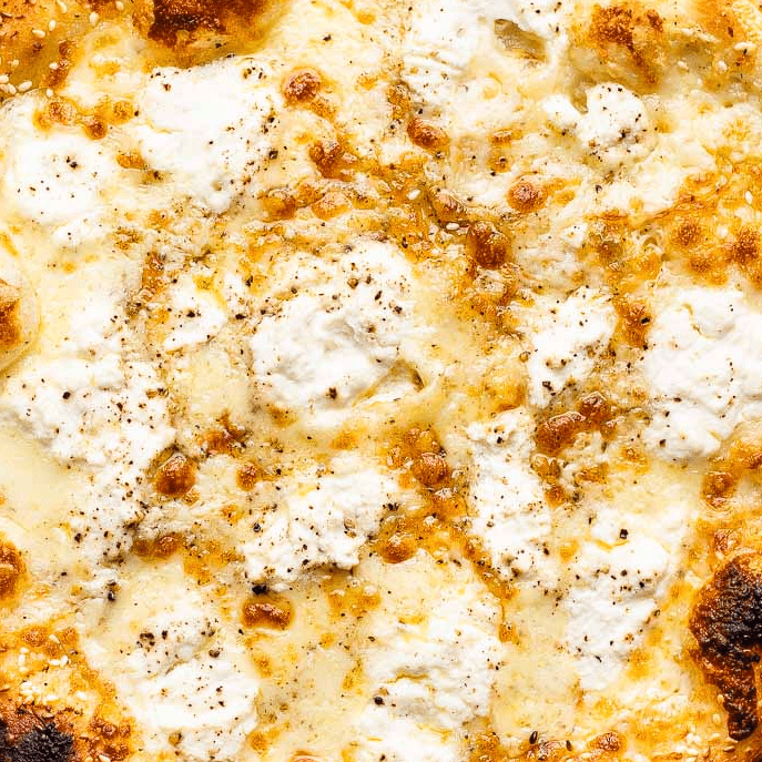 Delicious White Pizza and More Mediterranean Delights