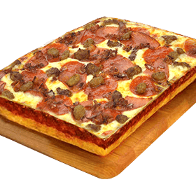 Giant Deep Dish Meat Lovers Pizza
