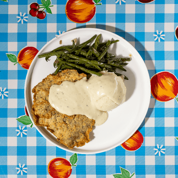 Lunch Chicken Fried Steak.