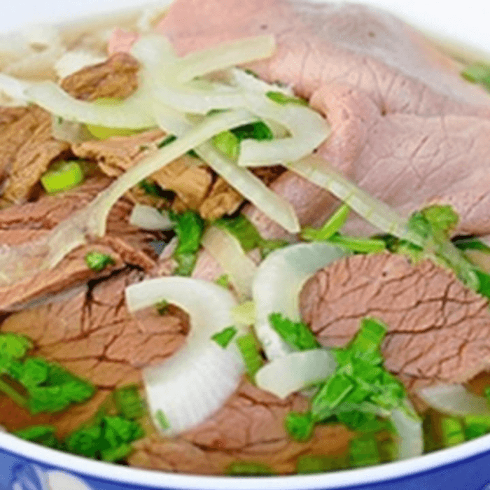 Rare Tender Steak and Brisket Pho