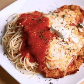 Eggplant Parmigiana.