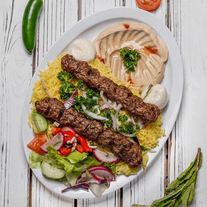 Kofta Kebab Plate