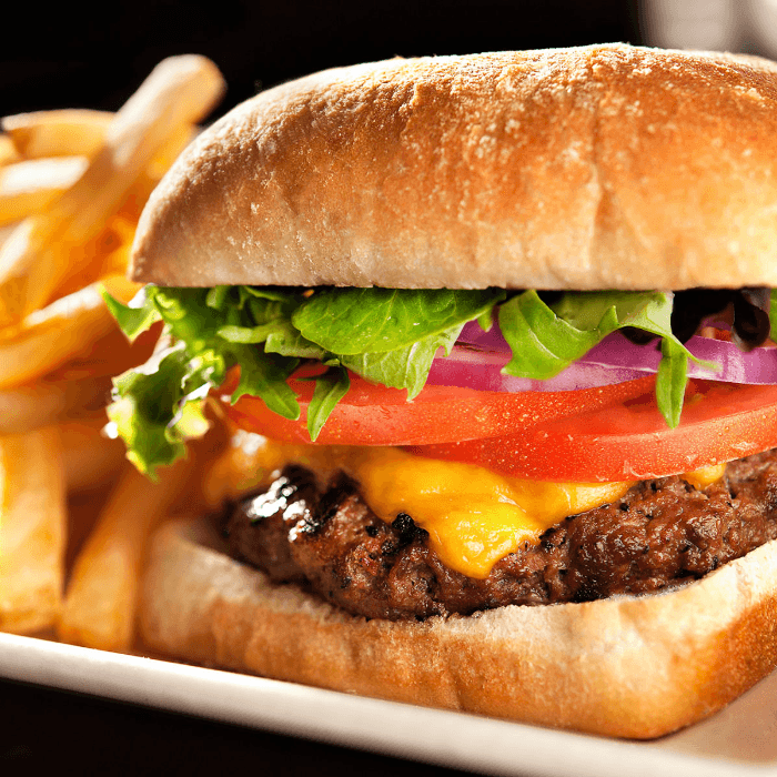 Kids Burger with Fries