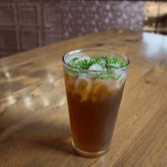 Moroccan Mint Ice Tea.