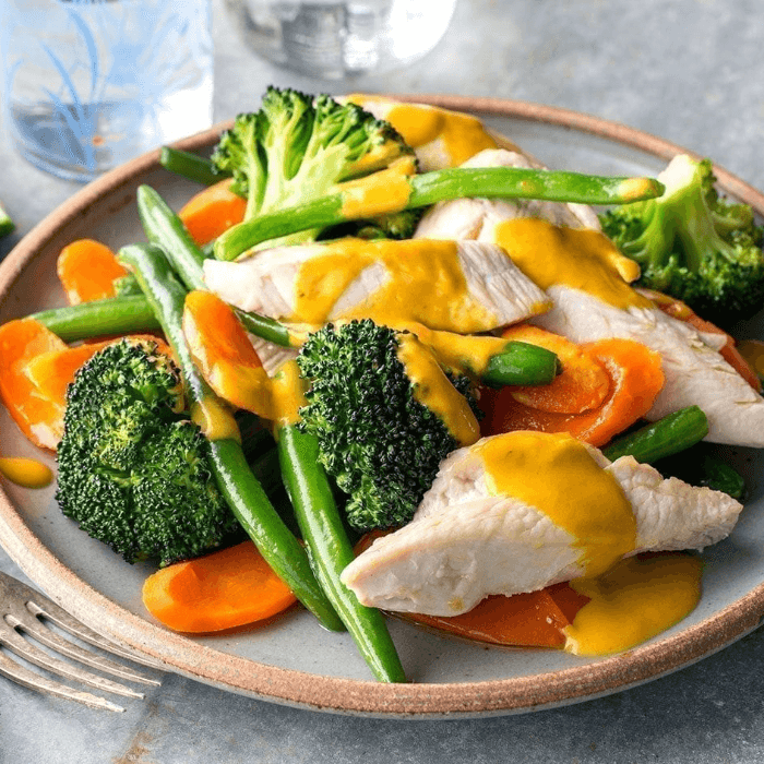 Steamed Chicken with Vegetables (PT)