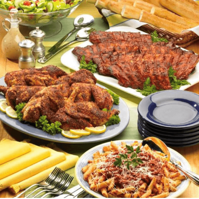 Ribs, Chicken, & Pasta (4)