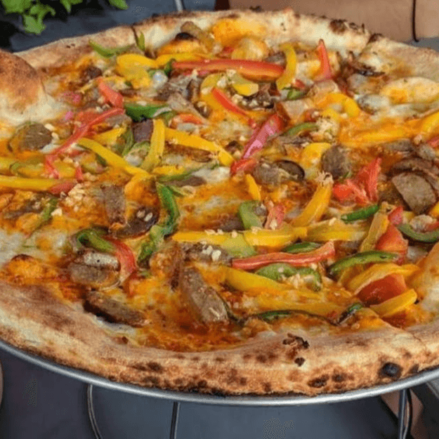 Smokin Green Fire Pizza.