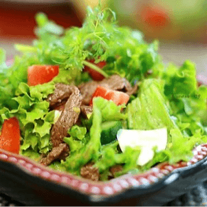 Caramelized Pork Salad