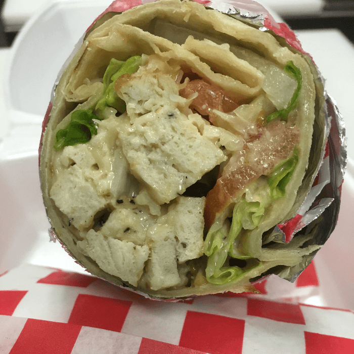 Caesar Chicken Wraps.