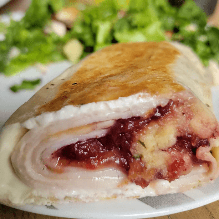 Thanksgiving Panini Sandwich