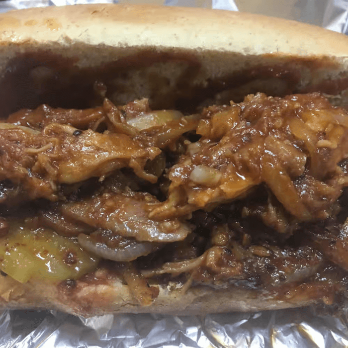 Pulled Pork Sandwich.