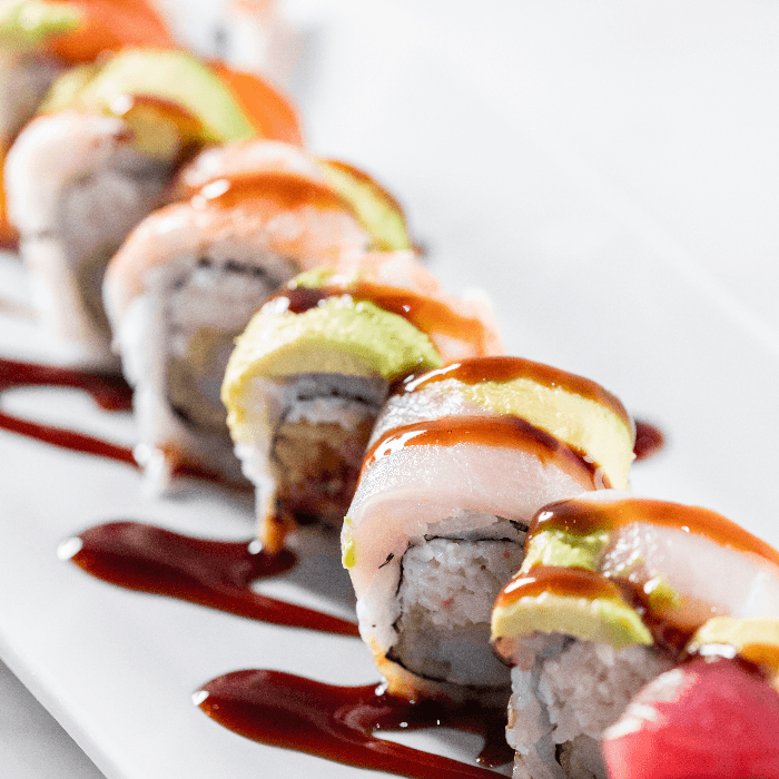 Crunchy Rainbow Roll.