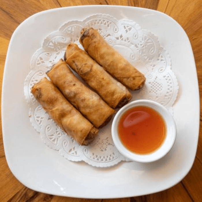Fried Veggie Spring Rolls.