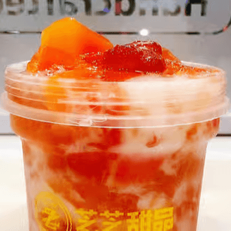 Papaya with Peach Gum.